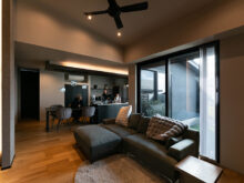 スタイリッシュな黒の平屋。デザイン性の高い家ができました｜田上町｜M様